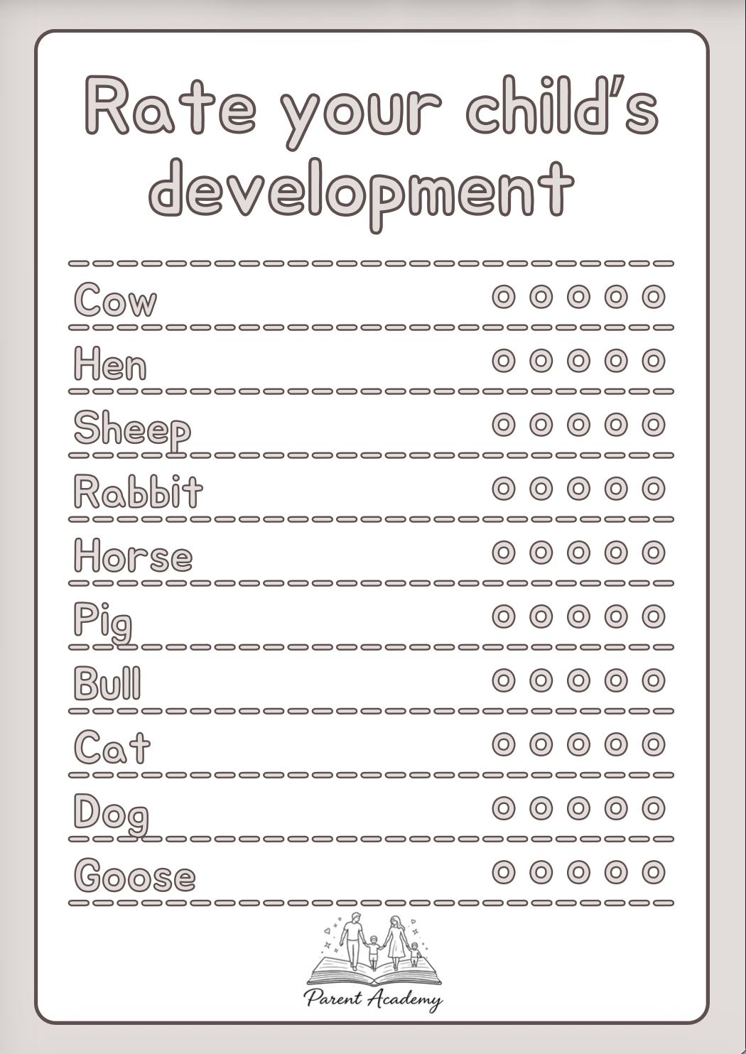 Farm Animals Coloring Booklet 3+ (20 Pages)